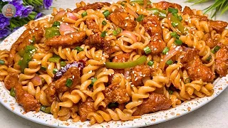 Dragon Chicken Pasta🔥| How To Make Spicy Dragon Chicken Pasta at Home