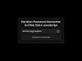 Random Password Generator App in HTML CSS JavaScript CodingNepal