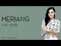 Download Lagu Cita Citata - Meriang (Lirik)