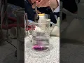 Diffusion of potassium manganate VII through water