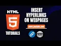 How to Insert Links on Webpage HTML5 Tutorial