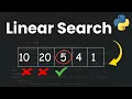 How to Implement Linear Search in Python with User Input