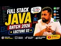 Full Stack Java Class 3 - First Java Program IT Shaala Batch 2026