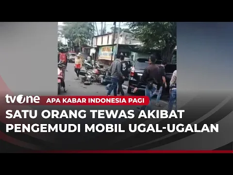 Tragis! Laka Maut Minibus Tabrak Enam Sepeda Motor
