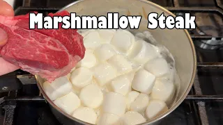 Steak Boiled in Marshmallows