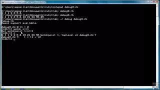 Infinite Skills Ruby Programming 63 - The Ruby Debugger Part 3