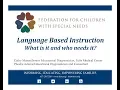 2019-10 Language Based Instruction