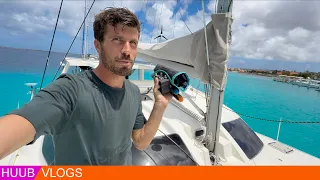 Bonaire to Curacao (and repairing the boat underway)