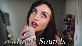 FAST MOUTH SOUNDS ASMR w/ Hand Sounds & Visual Triggers