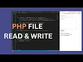 14 File Read Write PHP 8 Beginners Tutorial Tagalog