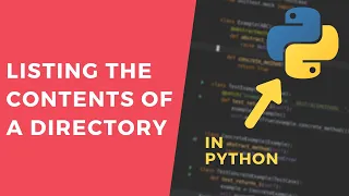 Listing a directory - 1 Minute Python Tutorial