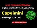 Implementation Of Stack Using Array Most Important Coding Questions For Tcs Infosys Capgemini