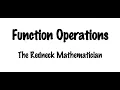 6 6 Function Operations