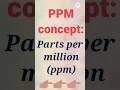 Download Lagu Ppm | ppm kya hai? Solution formation by using ppm unit| uses of ppm in chemistry #ytshortsvideo