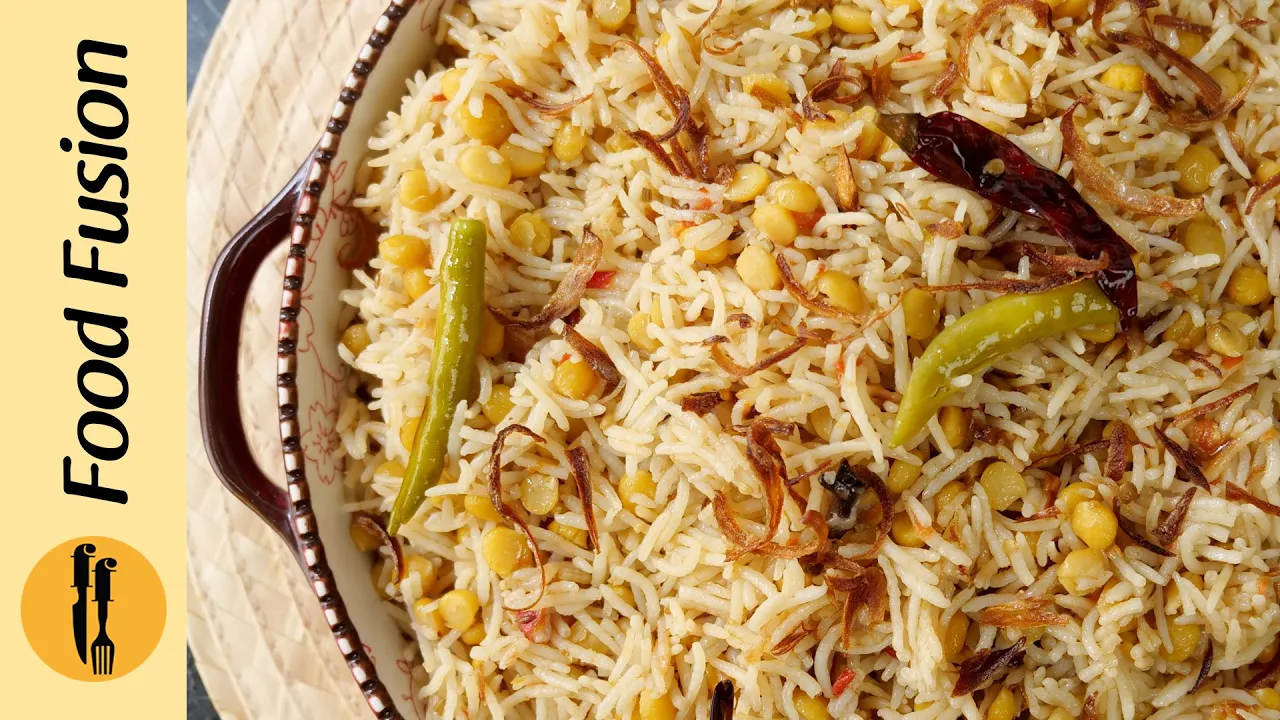 Easy Chana Daal Pulao Recipe By Food Fusion