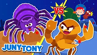 Scorpion Vs Tarantula VS Series Animal Songs For Kids Kids Songs JunyTony