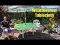 Making an All Weather Outdoor Tablecloth