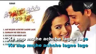 Aap Mujhe Achche Lagne Lage |OST - Aap Mujhe Achche Lagne Lage 2002(karaoke no vocal cewek) Lyrics@