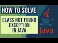 java lang ClassNotFoundException Example - How to handle java lang ClassNotFoundException
