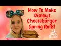 Disney s Cheeseburger Spring Rolls Easy Recipe