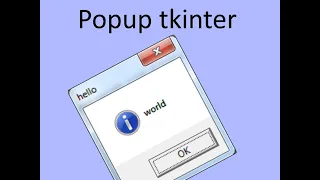 Popup in Python tkinter