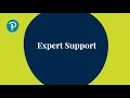 Expert Support from Pearson