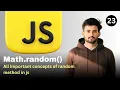 Math random in JavaScript Explained Random Numbers in JS Beginner Tutorial