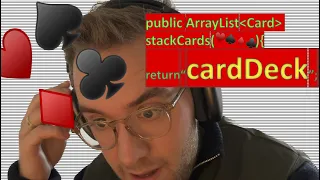 Java Card Stack with ArrayList Filling Up a Stack with a For-Loop