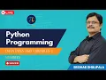 13 Data types and Variables I Python Programming for GATE DA MACSGATE Sridhar