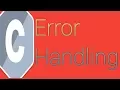 how to learn c c programming tutorials Error Handling in C Language