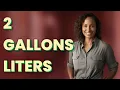 How Many Liters Are in 2 Gallons of Cleaning Mixture