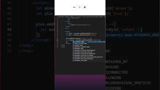 Increment and decrement numbers in javascript