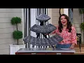 Barbara King Collapsible Three-Tiered Corner Plant Stand on QVC