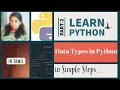 Data Types in Python Learn Python in Tamil Part-2