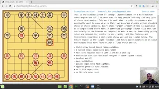 Bare minimum CHESS VARIANTS ENGINE GUI implementation in vanilla JavaScript