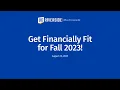 Get Financially Fit for Fall 2023