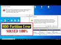 The operation you selected will convert the selected basic disk - Hard Disk New Partition Error Fix