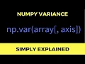 NumPy Variance
