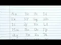Beautiful Handwriting English Capital Letter And Small Letter Writing Neat And Clean Handwriting