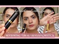 Reviewing VIRAL Revlon Lipstick Rum Raisin With Without Makeup Swatches
