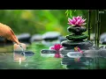 Download Lagu Bamboo Water Fountain and Healing Piano Music - Relaxing Music, Sleep Music, Stress Relief Music