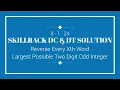 03-01 SKILLRACK DAILY CHALLENGE AND DAILY TEST SOLUTION Python