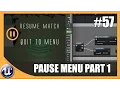 Creating A Pause Menu - Unreal Engine 4 Beginner Tutorial Series