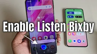 How To Enable Listen BIXBY On Samsung Setup Samsung Bixby Voice Hand Free 