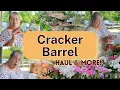 Cracker Barrel Haul with Elizabeth Shopping Virginia Florals Quilts Fabric Antiques and More