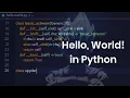 Hello World in Python