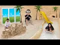 Download Lagu Mengubah Rumah Menjadi PANTAI Di Halaman Belakang, Bocil Bikin ISTANA PASIR!!!