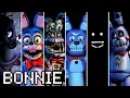 Evolution of Bonnie in FNAF 2014-2018