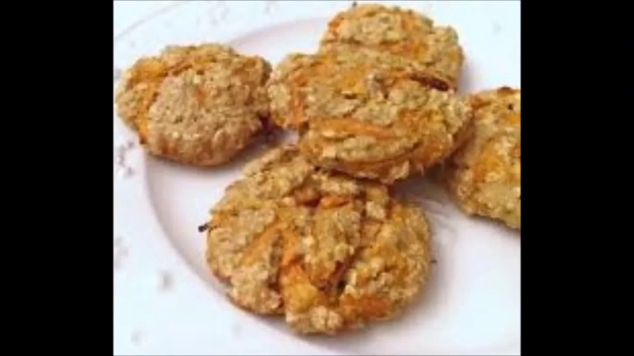 RECEITA COOKIES DE AVEIA E CENOURA