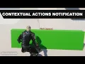 Contextual Input Action Notifications - Unity Tutorials